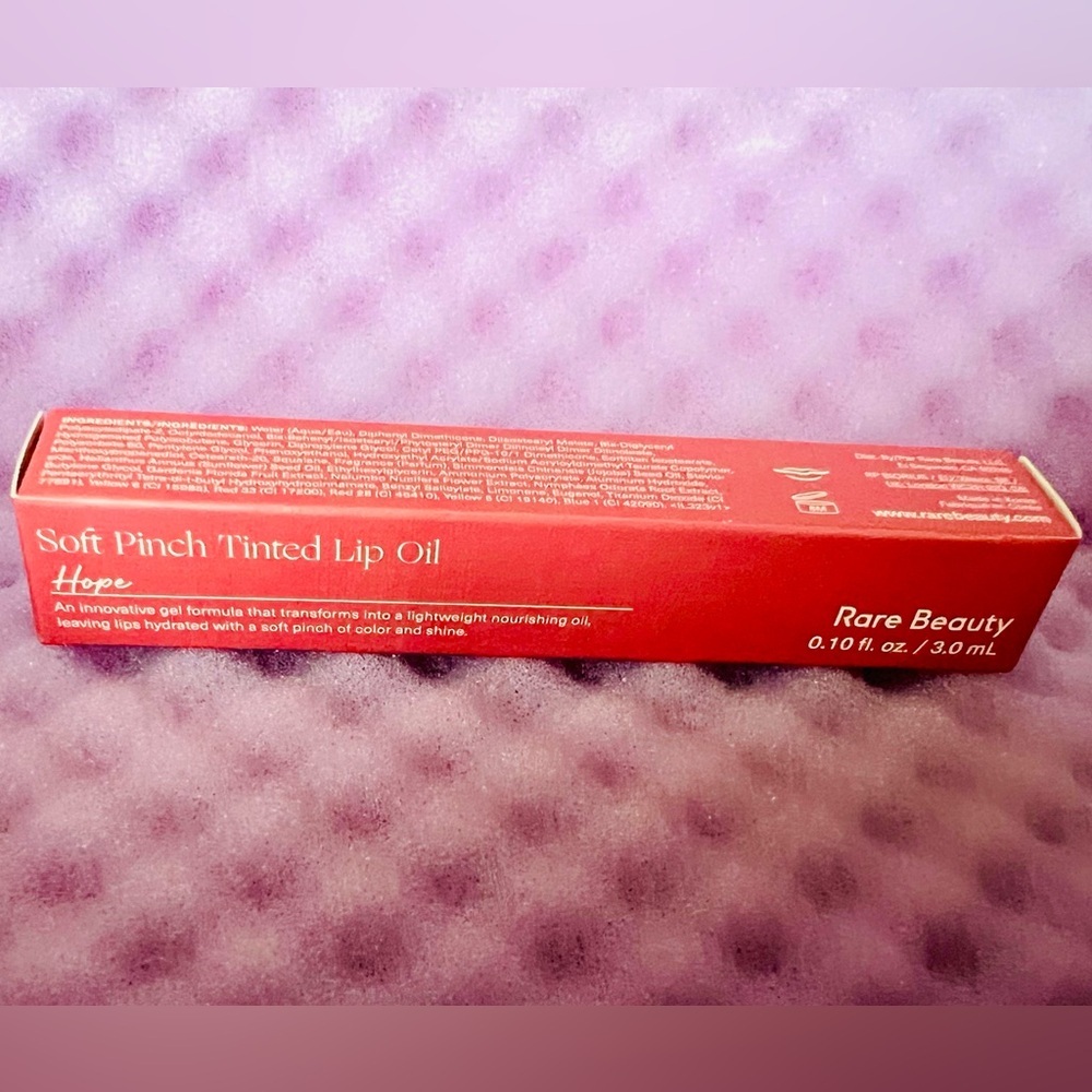 NIB Rare Beauty Soft Pinch Tinted Lip Oil in Hope - Picture 12 of 14